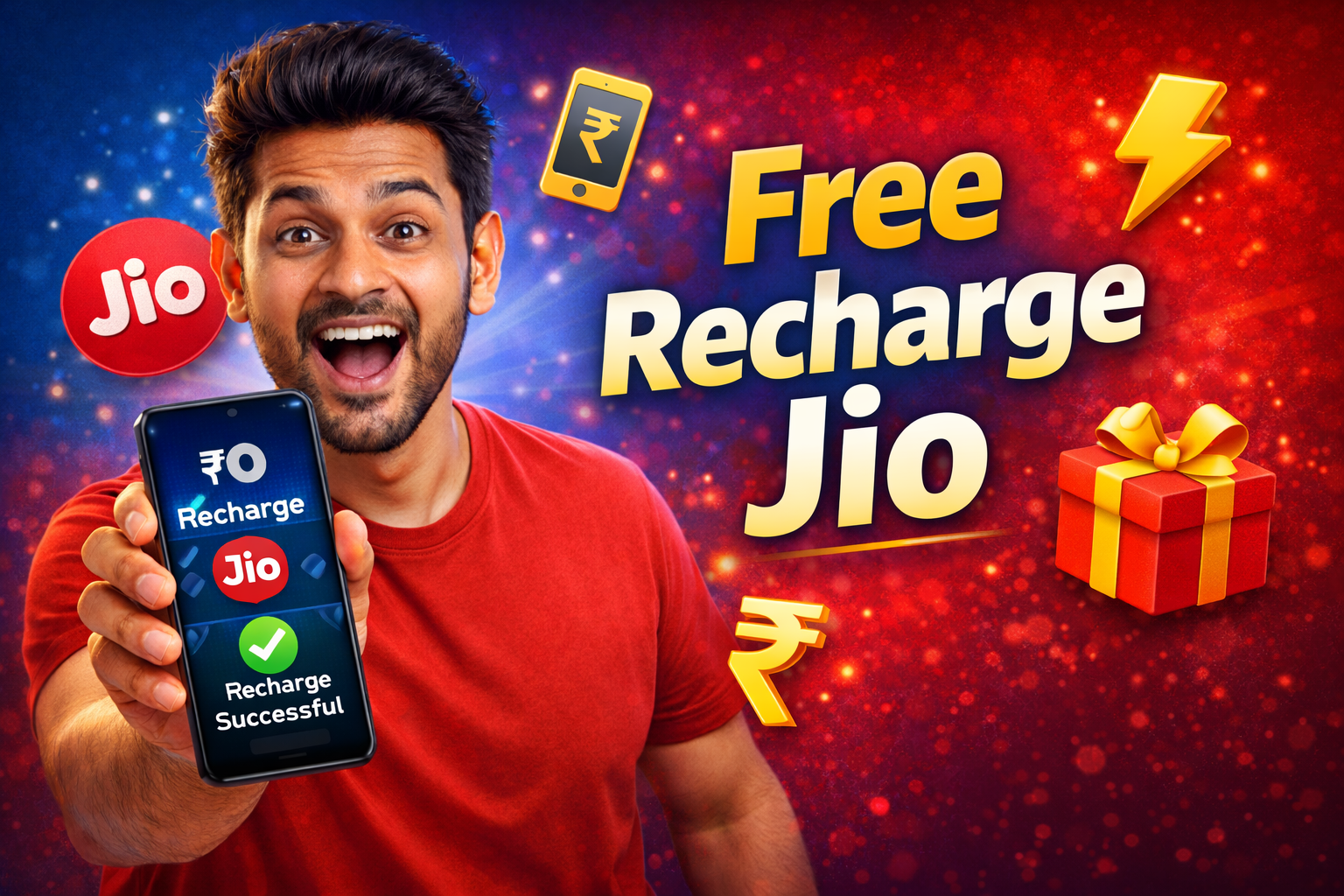 free recharge jio