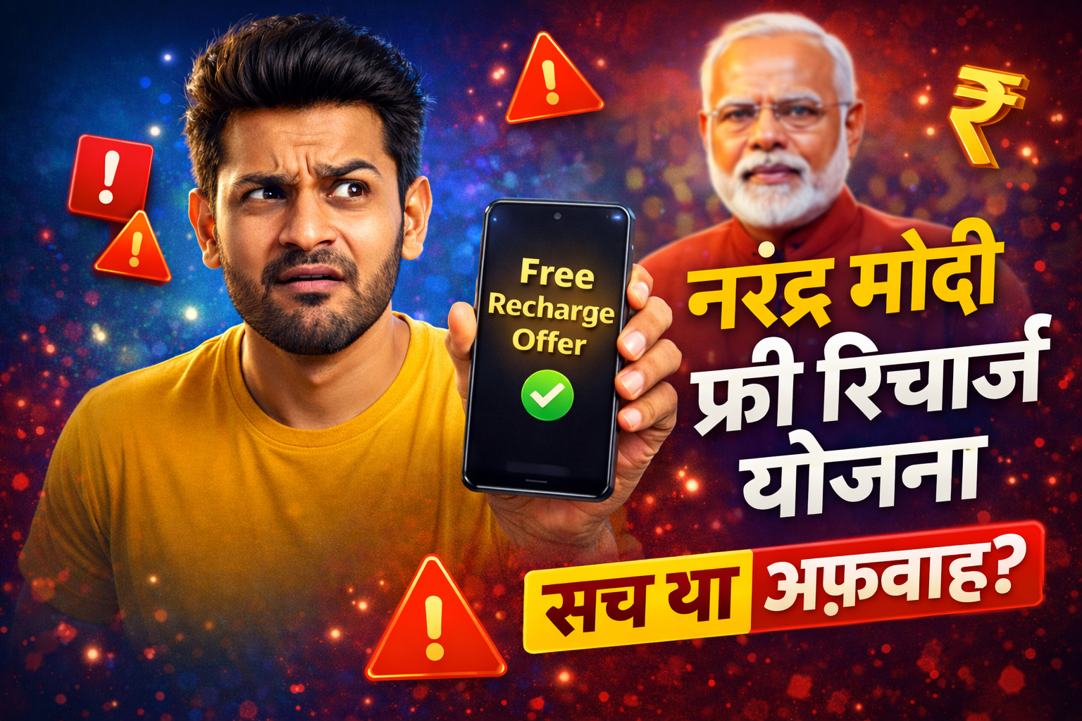 narendra madi free recharge yojna